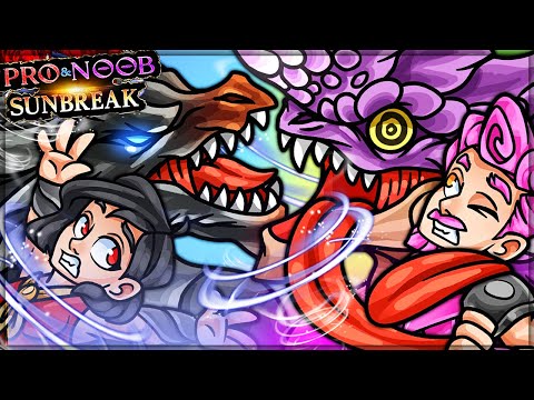 ELDER DRAGONS ARE INSANE NOW - Pro and Noob VS Monster Hunter Rise Sunbreak!