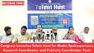 Congress Launches Talent Hunt for Spokespersons, Research Coordinator and Publicity Coordinator