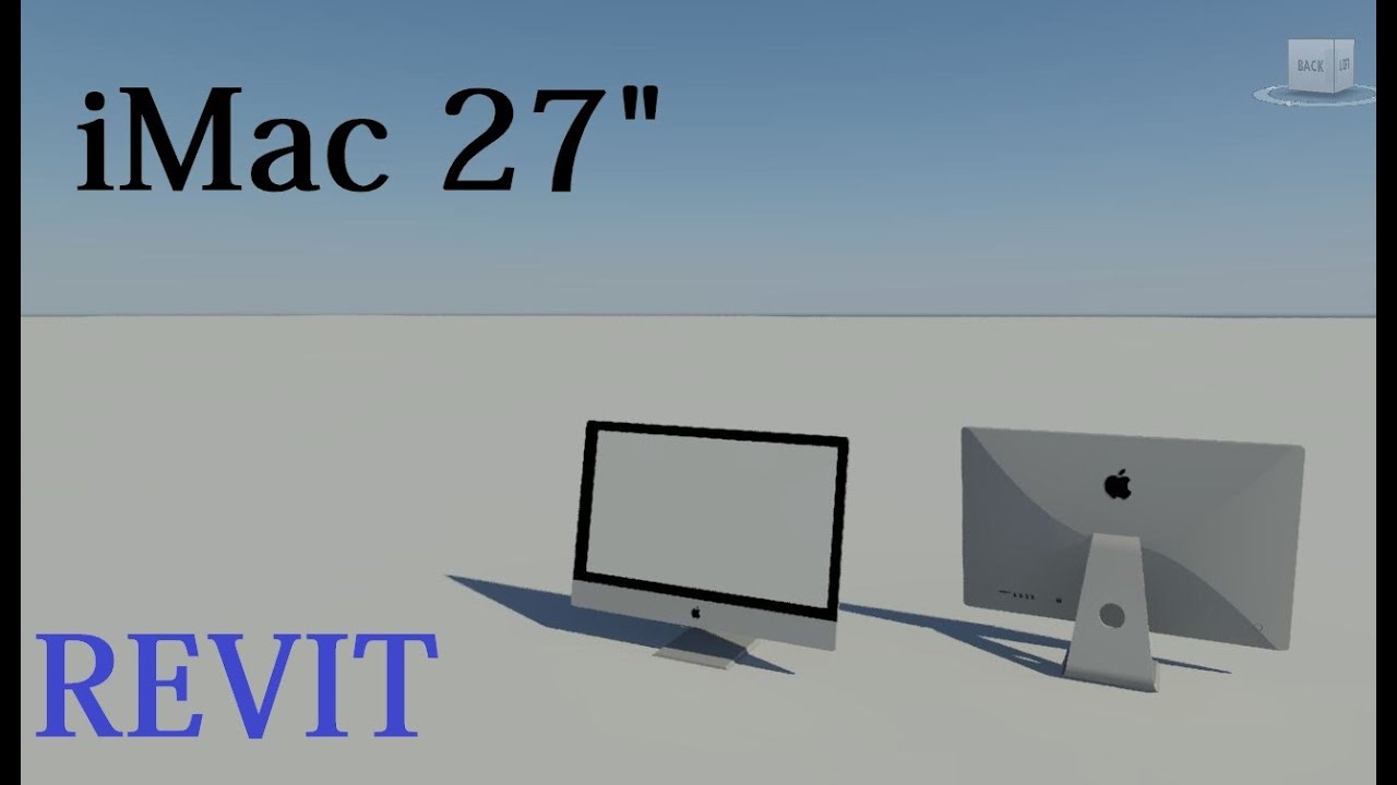 Revit Family creating iMac 27 - YouTube