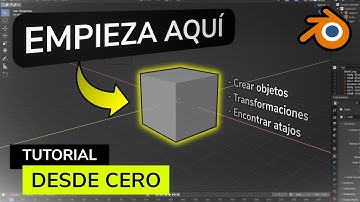¿Cómo usar Blender 3D? 🤩 | Tutorial para principiantes DESDE CERO en español 👌