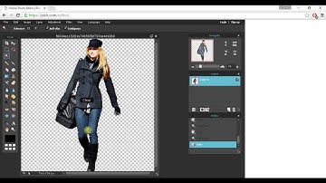 Photoshop Tutorial How to convert JPG image into PNG Format | No Background | Pixlr Editor