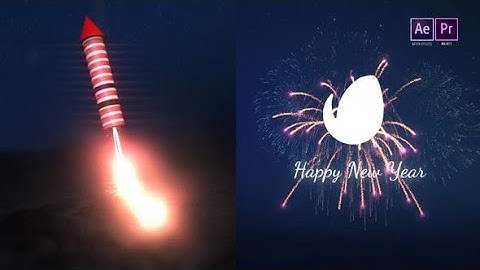 New Year Fireworks Logo Reveal | After Effects Template