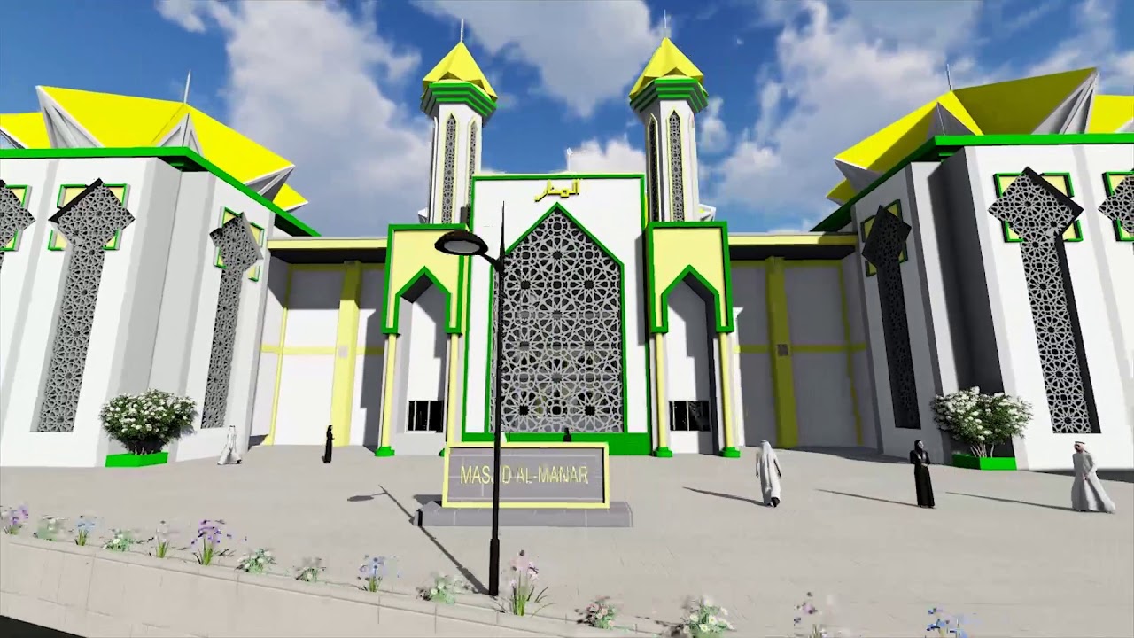 Masjid AlManar ( ALMANAR ISLAMIC CENTER PELAIHARI) YouTube