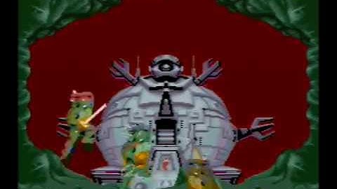 Teenage Mutant Ninja Turtles IV: Turtles in Time (Co-op) -- Scene 4: Technodrome, Let