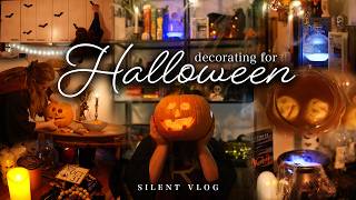 Cozy Halloween Evening🎃| Decorating, Aesthetic | Slow Living Vlog screenshot 5