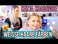 Katja Krasavice🔥WEIßE Haare Farbtutorial | Jenny König