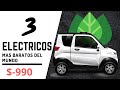 3 AUTOS ELÉCTRICOS más BARATOS del mundo - USD $990