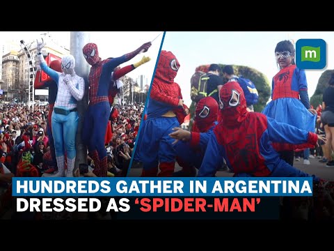 Argentines Aim To Break World Record For Biggest 'Spider-Man' Gathering
