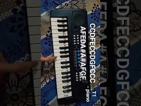 How To Play Happy Birthday In Bigfun Model BF430A1 Piano Happybirthdaysong Activity