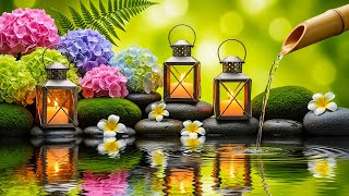 Relaxing Sleep Piano with Bamboo Water Sound 🌱 Water Sounds for Stress Relief & Peaceful Meditation