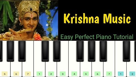 Mahabharat - Krishna Flute Music Easy Perfect Piano Tutorial Tutorial Star Plus