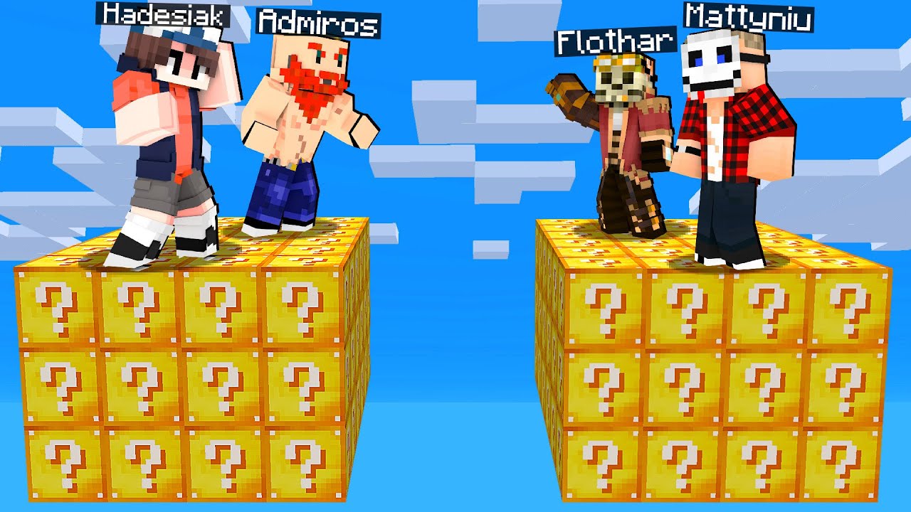 EKIPOWA WOJNA DRUŻYNOWA LUCKY BLOCK W MINECRAFT