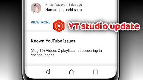 (August 10) videos playlist not appearing in channel page, playlist not appearing in channel page
