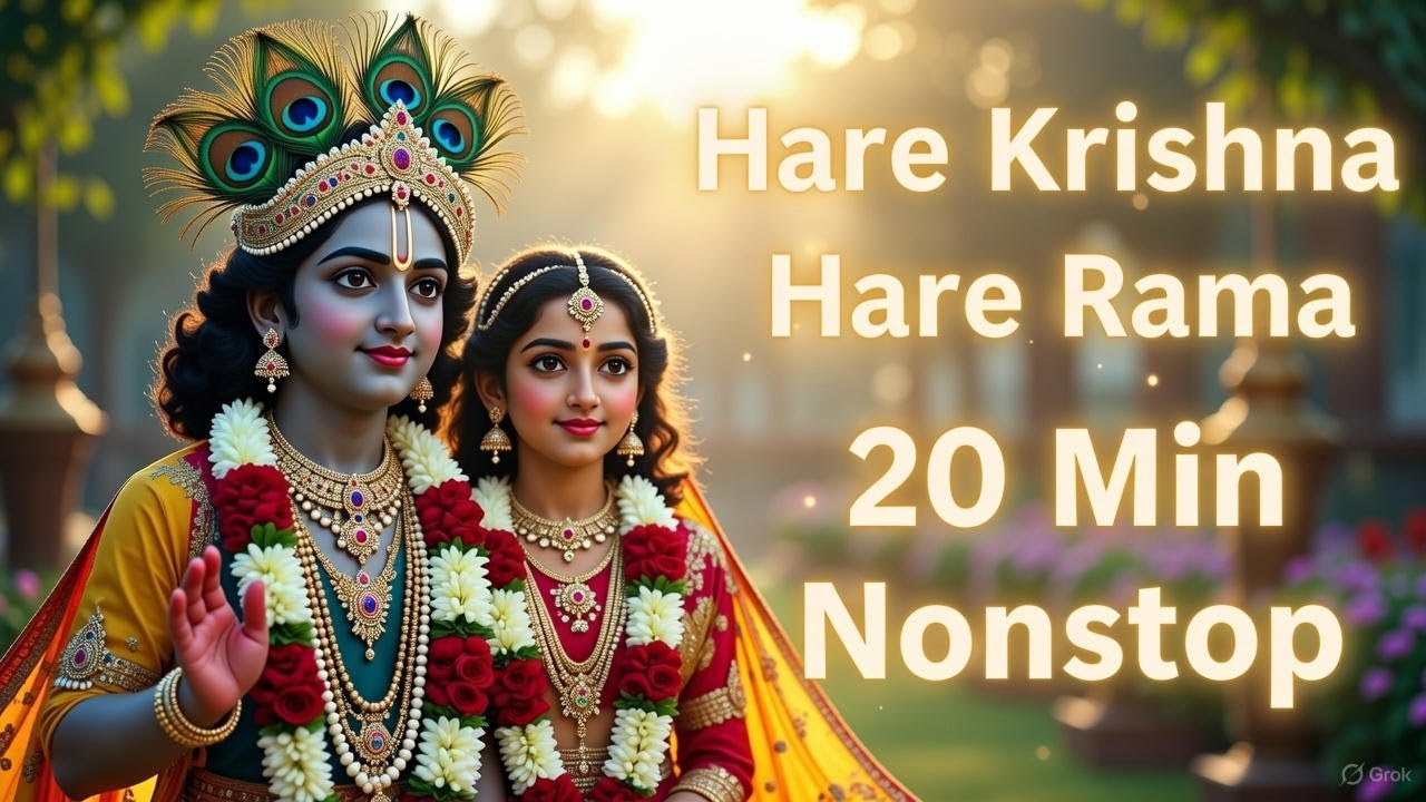 Hare Krishna Hare Rama | 20 Min Nonstop Mantra | Powerful Meditation Bhajan 2026