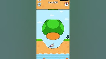 Slice Mushroom 🍄 Funny Game Level 😀#663 #shorts #shortsfeed #slicetosave #gaming #gameplay #viral