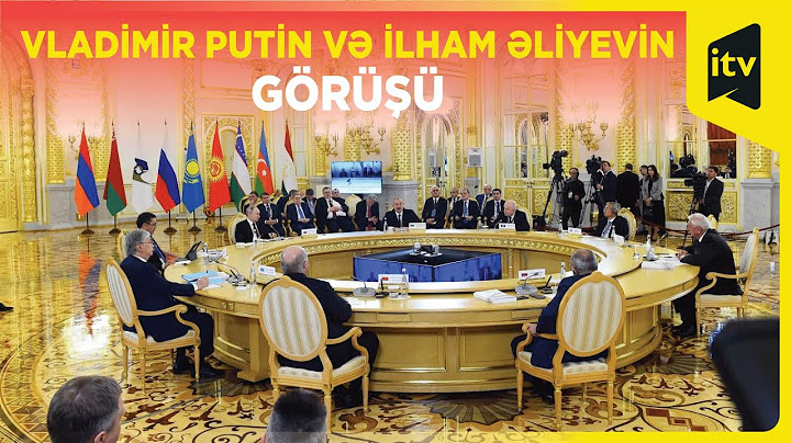 Prezident İlham Əliyev və Vladimir Putin arasında ikitərəfli görüş - CANLI