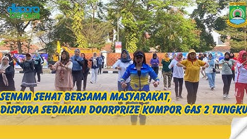 Senam Sehat Rutin Digelar di Stadion Benteng Reborn
