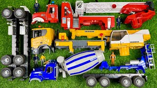 Merakit Mainan Rusak | Truk Molen, Crane, Pemadam Kebakaran