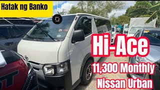 Hatak ng Banko // Murang Toyota Hi-Ace & Murang Nissan Urvan