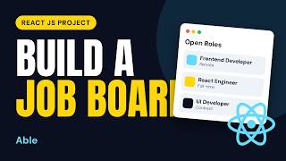 Building A Fully Responsive Job Board Webpage | React Js | CSS | Part 1 Update