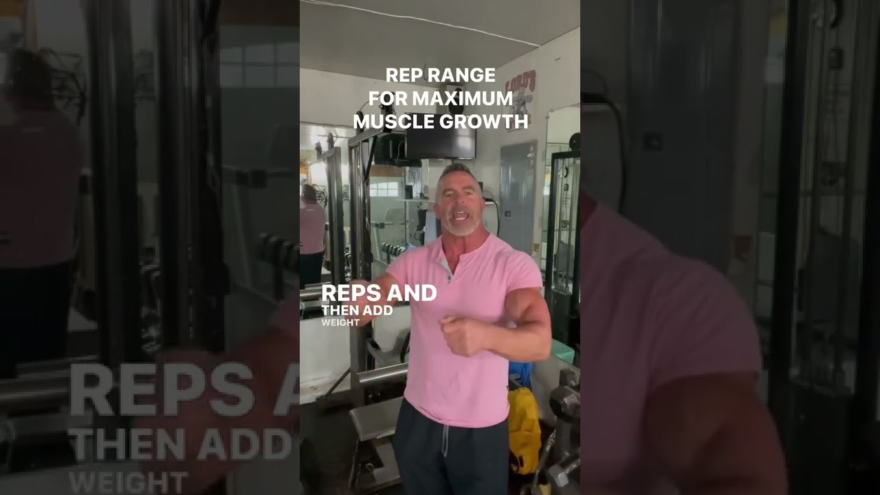 REP RANGE FOR MAX MUSCLE GROWTH