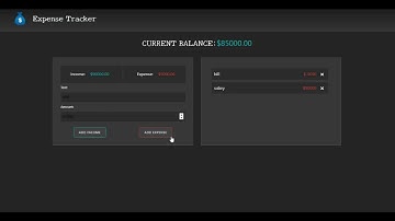 expense tracker in react | context api