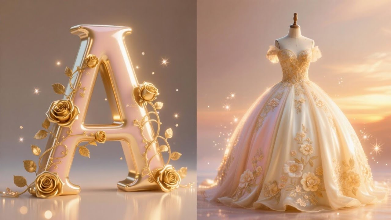 A–Z Dreamy Ball Gown Letters ✨ | Find Your Perfect Gown 💖 