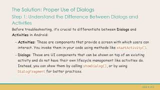 How to Fix Activity Error in Manifest File in Android Studio