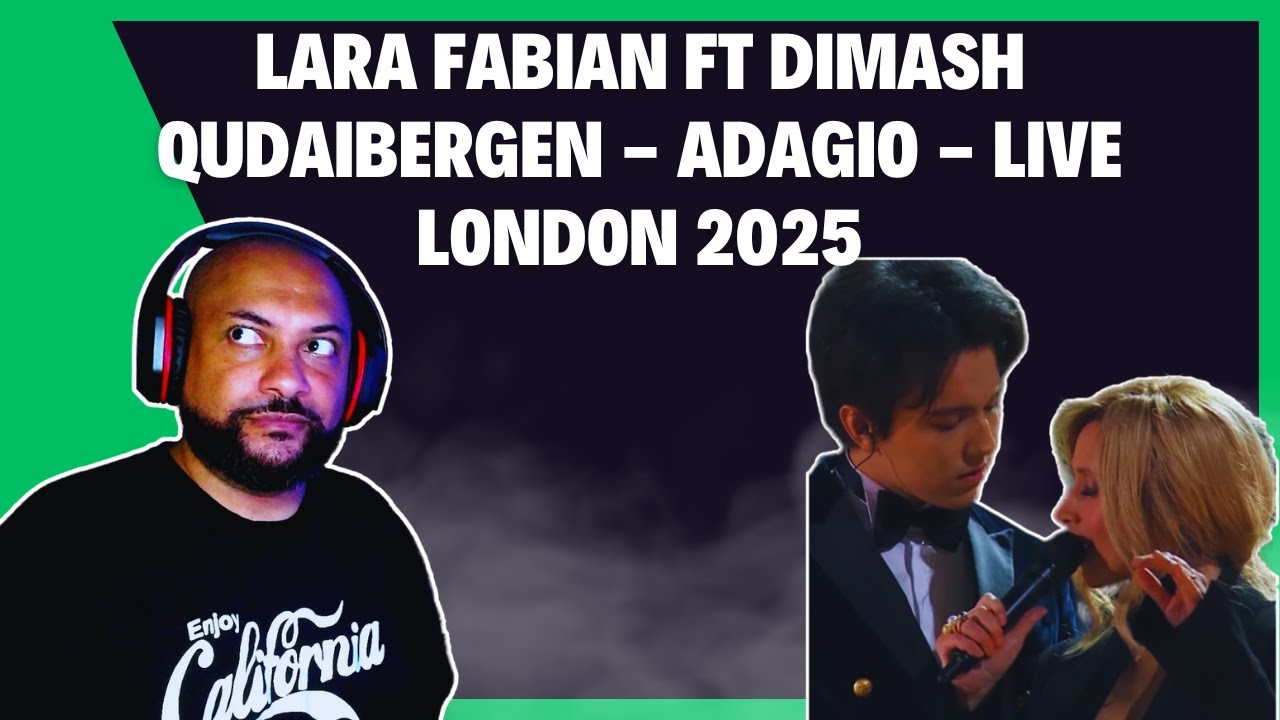 FIRST TIME REACTING TO | Lara Fabian ft Dimash Qudaibergen - Adagio - Live London 2025