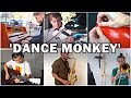 Who Played It Better Dance Monkey Sax Piano Violin Guitar Trombone Balloon 