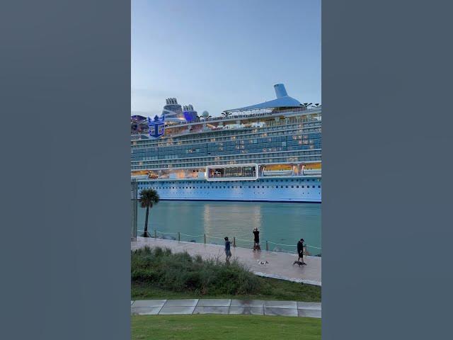 ICON OF THE SEAS Arrives in Miami 1/10/2024 #iconoftheseas #cruise