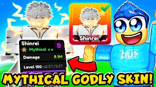 I FINALLY GOT A MYTHICAL GODLY SKIN IN ANIME CHAMPIONS SIMULATOR!