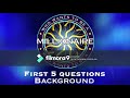 Who Wants To Be A Millionaire Classic Soundtrack First 5 Questions
