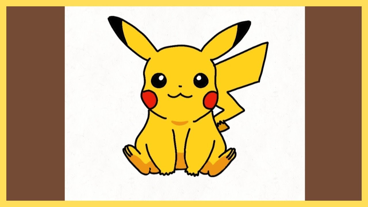 Como Desenhar o Pikachu - Super Fácil 
