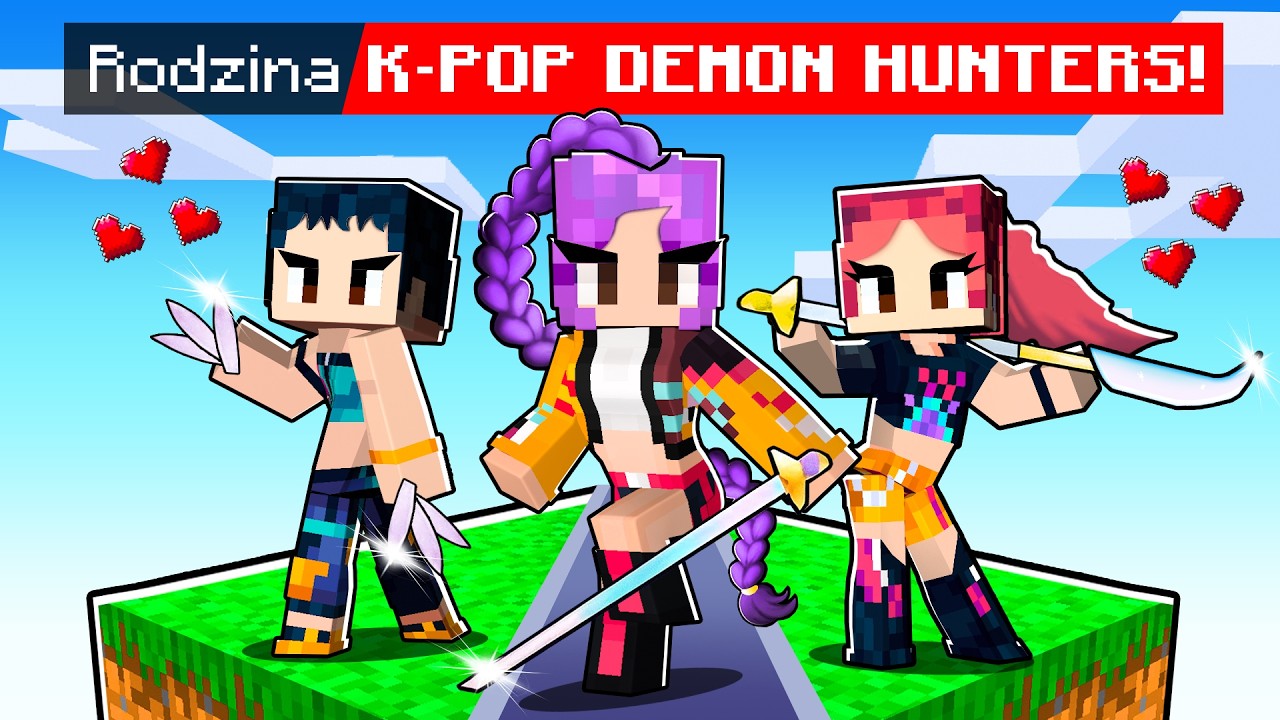 MINECRAFT, ale RODZINA K-POP DEMON HUNTERS!