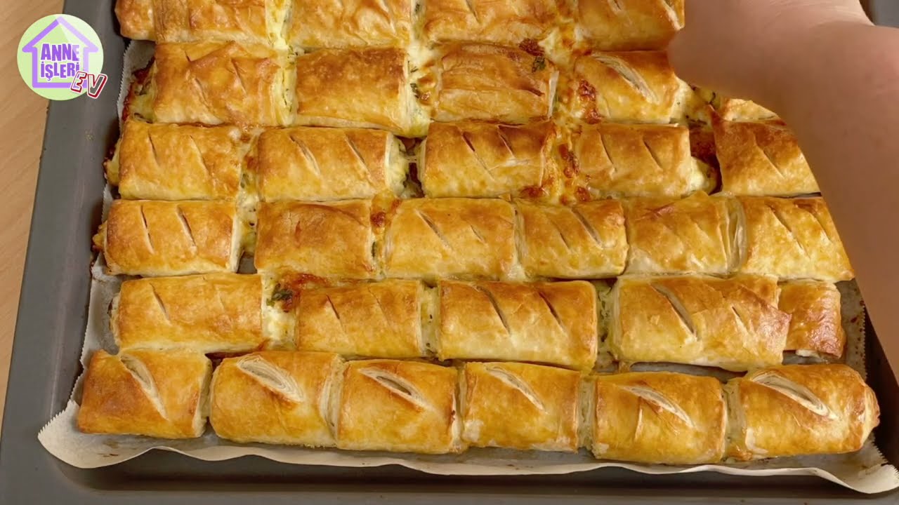 BÖREK SEVERLER BURAYA ÇITIR ÇITIR YUFKA BÖREĞİ KOLAY VE LEZZETLİ TARİF