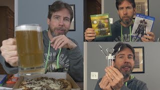 ASMR Pizza Beer Chocolate \& Video Game Chat