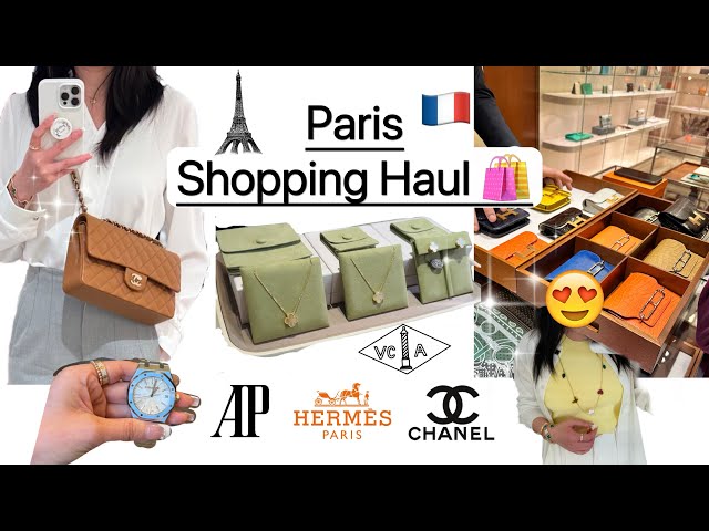 Paris GEORGE V HERMÈS LUXURY SHOPPING VLOG → Full Store Tour Birkin Kelly  Jewelry Shoes RTW + More 