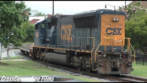 CSXT LHF 4746 SD70MAC On the Run Around Vander Spur Line & A Loud K5LA  