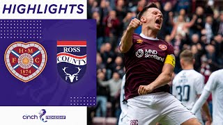 Heart of Midlothian 6-1 Ross County | Shankland Hat-Trick Gives Hearts Victory | cinch Premiership
