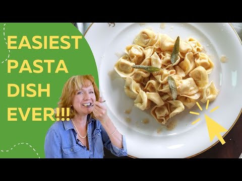 PASTA WITH BROWN BUTTER & SAGE SAUCE | Only 4 Ingredients | Crazy Easy!