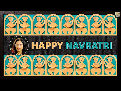 NAVRATRI SPECIAL 3 | Bulletin Board Border Design | Garba | Dandiya | DIY | Student Project | Craft