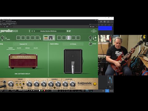 Universal Audio Guitar Studio Paradise running through some