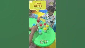 Fun Color Sorting Activity at Kidz Crayons PlaySchool | Boost Your Child
