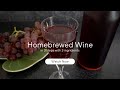 Simple homebrewed wine from berries