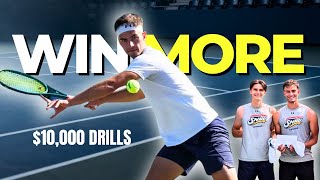 3 Drills for Pro-Level Consistency (Won A $10K With These)
Want to win more matches? Try Ace Tennis Coach FREE β https://www.acetenniscoach.ca
AI coaching tool built by coaches, for club players & juniors. Get racquet recommendations, string advice, and match strategy in seconds.
π± Follow us: https://instagram.com/mptennisnb
πΎ 7 Drills to Win More Matches: https://go.mptennis.ca/7drills
In this video, I break down the exact practice session that led to my 3rd title win of the summer at a $10,000 Open event. Iβm joined by my former college teammate, Jon, as we prep for pro doubles and share the drills that keep our game sharp under pressure.
What youll learn in this session:
Drill 1: Inside the baseline pressure for better timing.
Drill 2: The 100-Ball Challenge for elite consistency.
Drill 3: Depth control drills for heavy ball striking.
Drill 4: Serve + 1 patterns to dominate your service games.
Whether youβre a college player, a junior, or a club player looking to improve your depth and intentionality, these drills will level up your game.
π Grab our FREE guide: 7 Drills to Win More Matches in 30 Days β https://go.mptennis.ca/7drills
My Racquet: https://tenniszon.com/qp6lj9 (Get 10% Off Code: MPTENNIS10)
My Shoes: https://tenniszon.com/3higuo (Get 10% Off Code: MPTENNIS10)
My String: https://toroline.com/MPTENNIS (Get 20% Off Toroline Discount Code: MPTENNIS)
Make sure to like, share, and subscribe for more training, workouts, expert reviews and tennis tips. π½οΈπ https://go.mptennis.ca/youtubesub
π¬ PLAY BETTER TENNIS WITH OUR WEEKLY DEEP DIVES
https://www.mptennis.ca/
πΎ Want to stop losing to players you should beat? Check out our Complete Tennis Performance Bundle β itβs everything I wish I had when I was trying to level up. Normally $297, but right now itβs just $27 π https://go.mptennis.ca/tennis-bundle
FREE GAME STYLE WORKSHEET π https://go.mptennis.ca/free-worksheet
PRODUCT AFFILIATES: Any sales will help the channel!
π TOROLINE STRINGS: Get 20% Off Toroline Discount Code: MPTENNIS https://toroline.com/MPTENNIS
πΎ SWINGVISION: Get an exclusive 45-day free trial and $20 discount when you sign up through my referral link! https://swing.vision/r/c6049f8dc4458ceb
Visit PROMIX π§ͺ to learn more about the Electrolytes & Whey Protein I use and Save 10% https://promixnutrition.com/MPTENNISNB
π₯Restring Sync & Zero https://shoprestring.com/?ref=mptennis
(Use our code MPTENNIS10 to get 10% off)
π GRAPPLESNAKE STRINGS: Get your hands on some Grapplesnake string through the affiliate link below! https://invi.tt/AELM
π TENNISZON: Live in Canada? Use our code MPTENNIS10 to get 10% off on all tennis gear at TennisZon https://tenniszon.com/mptennis
Video Chapters
0:00 - The $10,000 Strategy
0:45 - Why Good Technique Is Nice To See (Meet Jon)
2:13 - Drill 1: The Inside the Baseline Pressure Drill
3:13 - Drill 2: The 100-Ball Consistency Challenge
5:35 - Drill 3: The 2-Minute Depth Challenge
8:10 - Drill 4: Serve + 1 Patterns (Tournament Prep)
9:47 - Match Play: Putting it into Practice
19:30 - How to Level Up Your Game (My Performance System) 3 Drills for Pro-Level Consistency (Won A $10K With These)