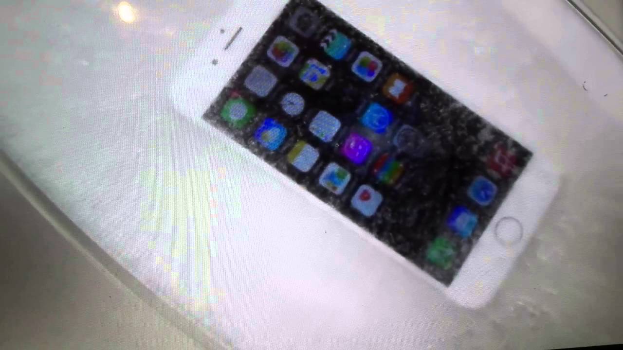 Dipping an iphone 6 in hot ice freeze test YouTube