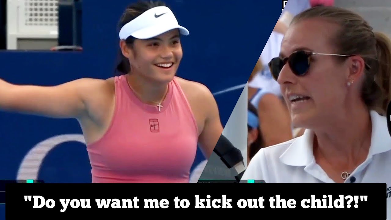 Tennis tantrum