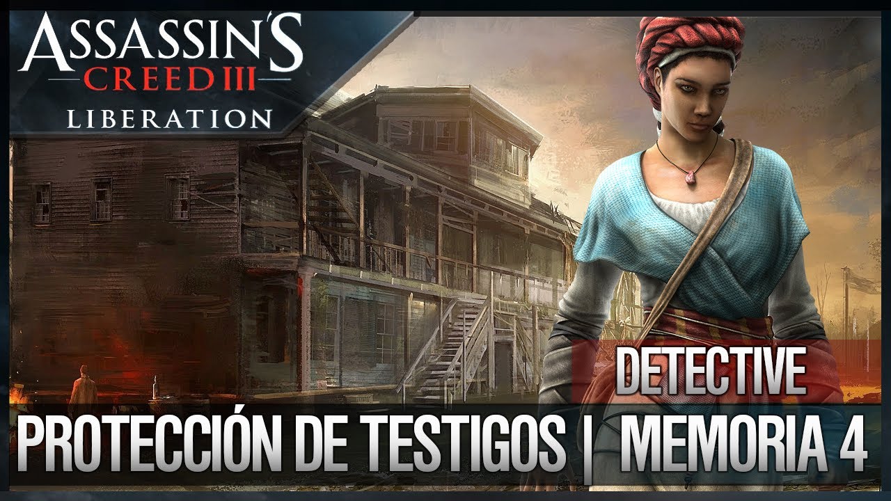 dlcl stanford Assassin's Creed Liberation HD | Walkthrough | Detective | Protección de testigos | 4 | 100%