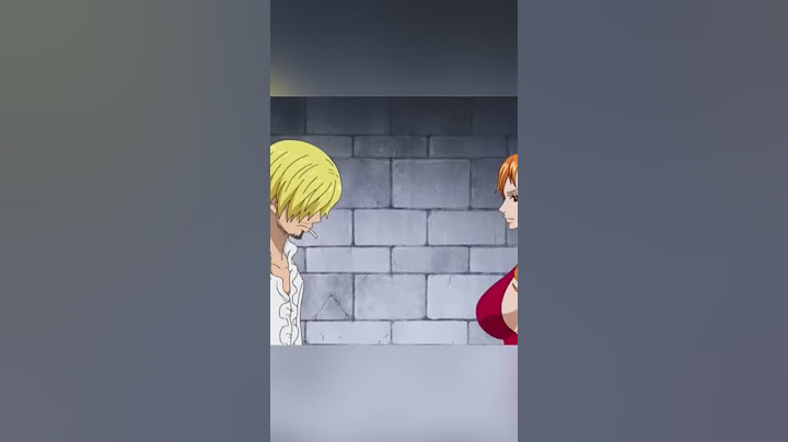 Nami and sanji They’ll never be a couple